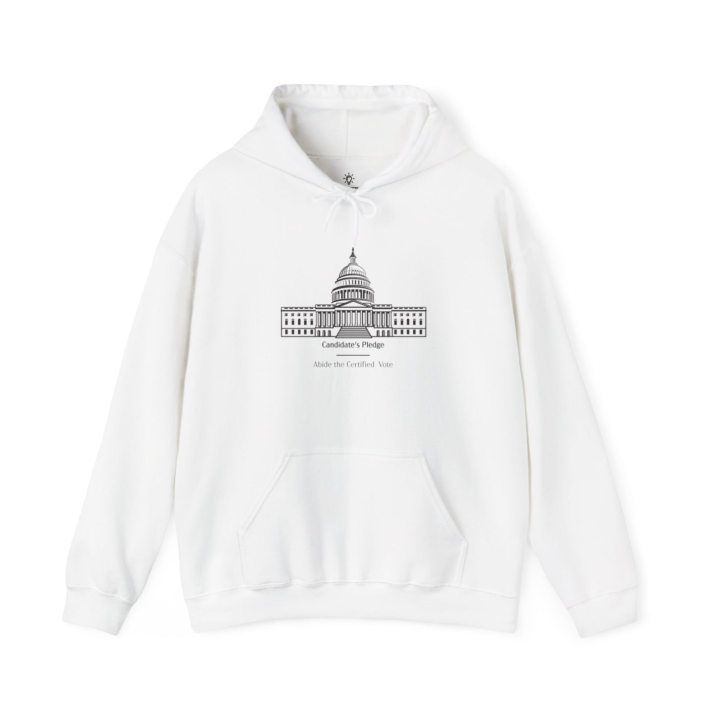 Candidate's Pledge - Abide the Certified Vote  | Unisex Heavy Blend™ Hooded Sweatshirt