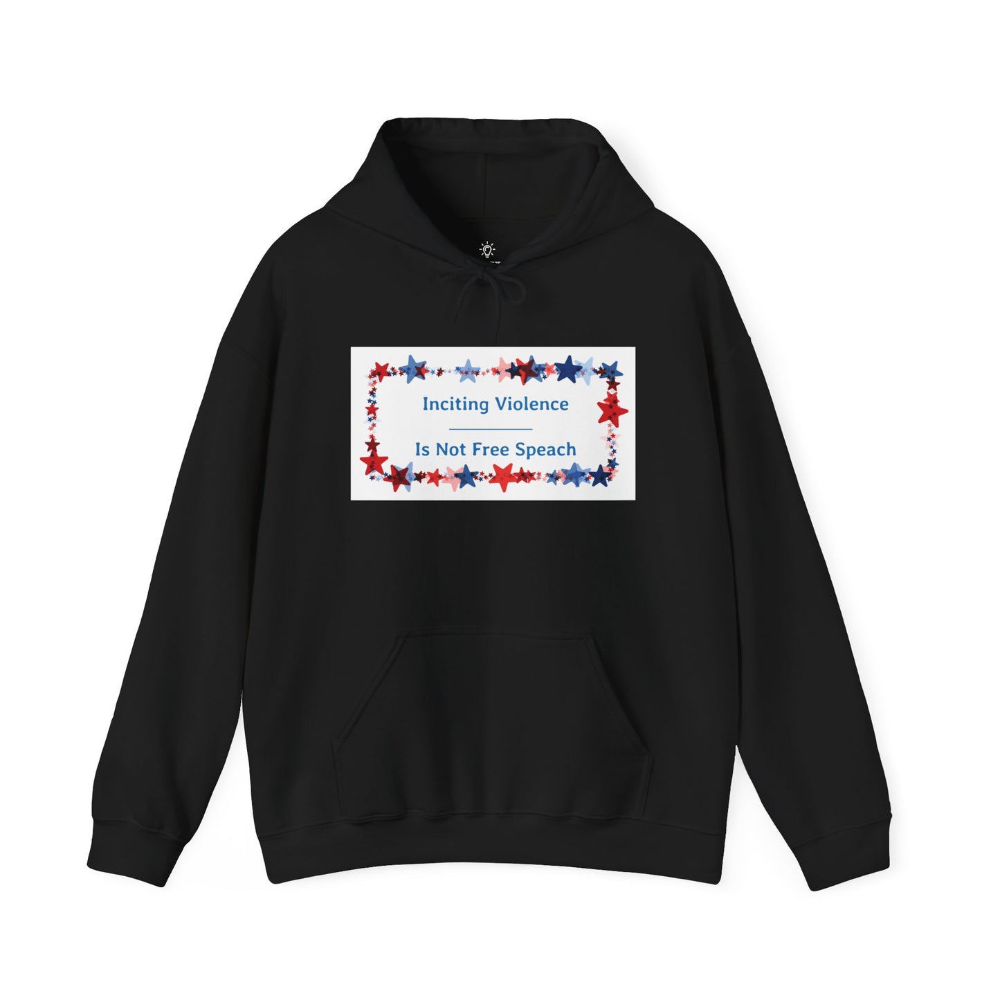 Inciting Violence - Is Not Free Speech  | Unisex Heavy Blend™ Hooded Sweatshirt