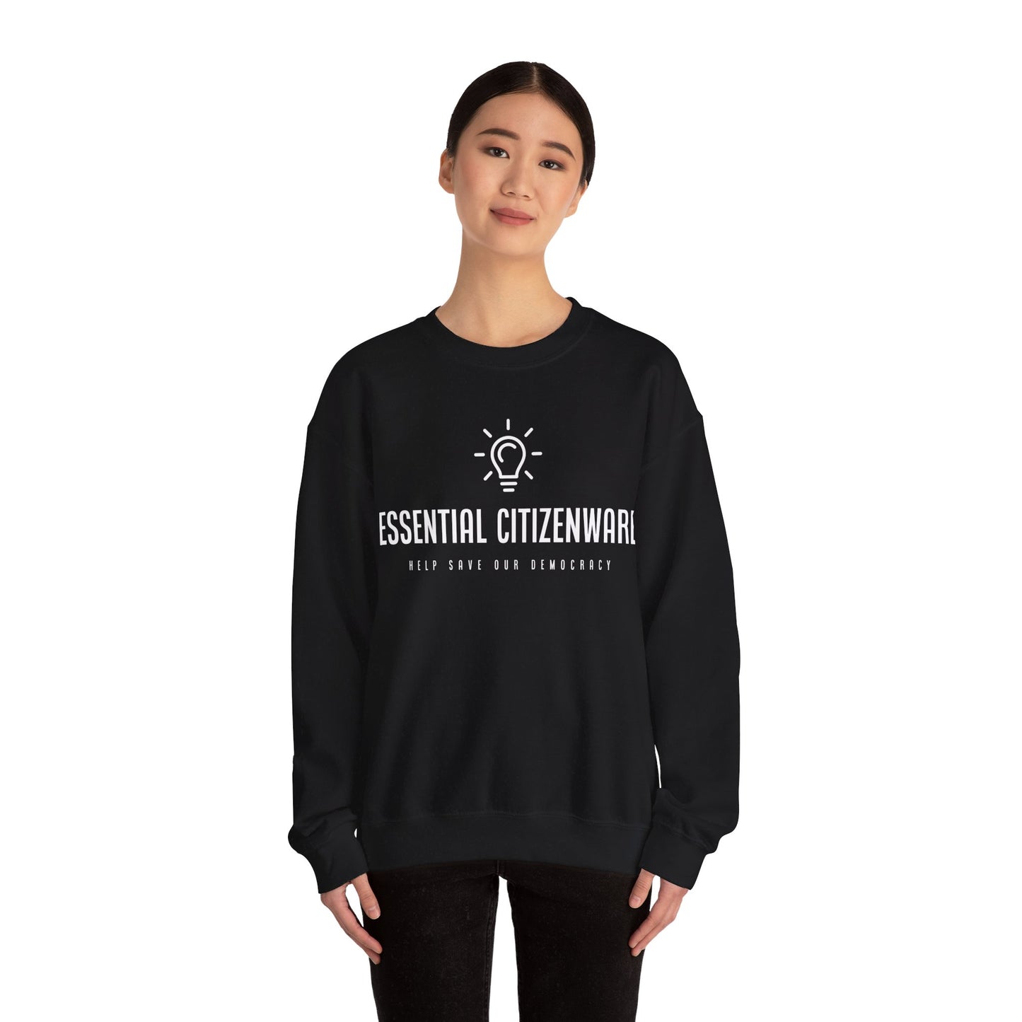 Let's Work Together - To Save Our Democracy  | Unisex Heavy Blend™ Crewneck Sweatshirt