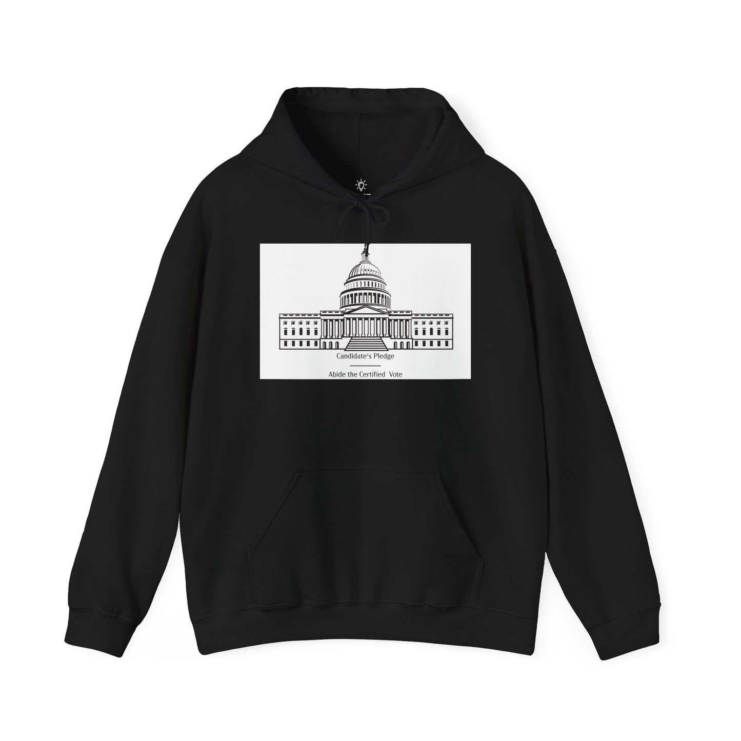 Candidate's Pledge - Abide the Certified Vote  | Unisex Heavy Blend™ Hooded Sweatshirt