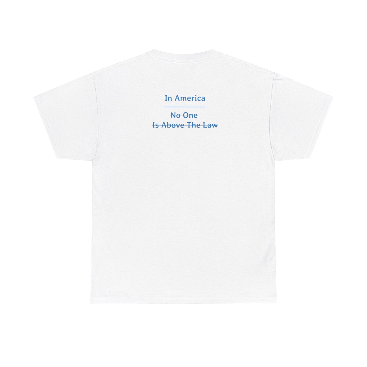 In America - No One Is Above The Law | Unisex Heavy Cotton Tee