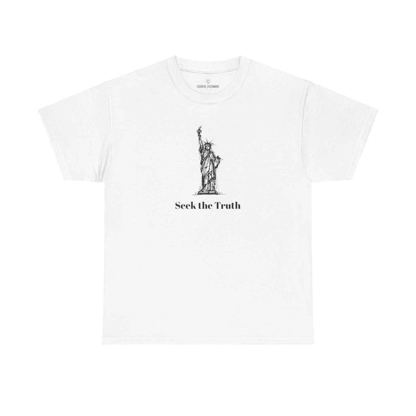 Seek The Truth But Remember - It May Not Be What You Think | Unisex Heavy Cotton Tee