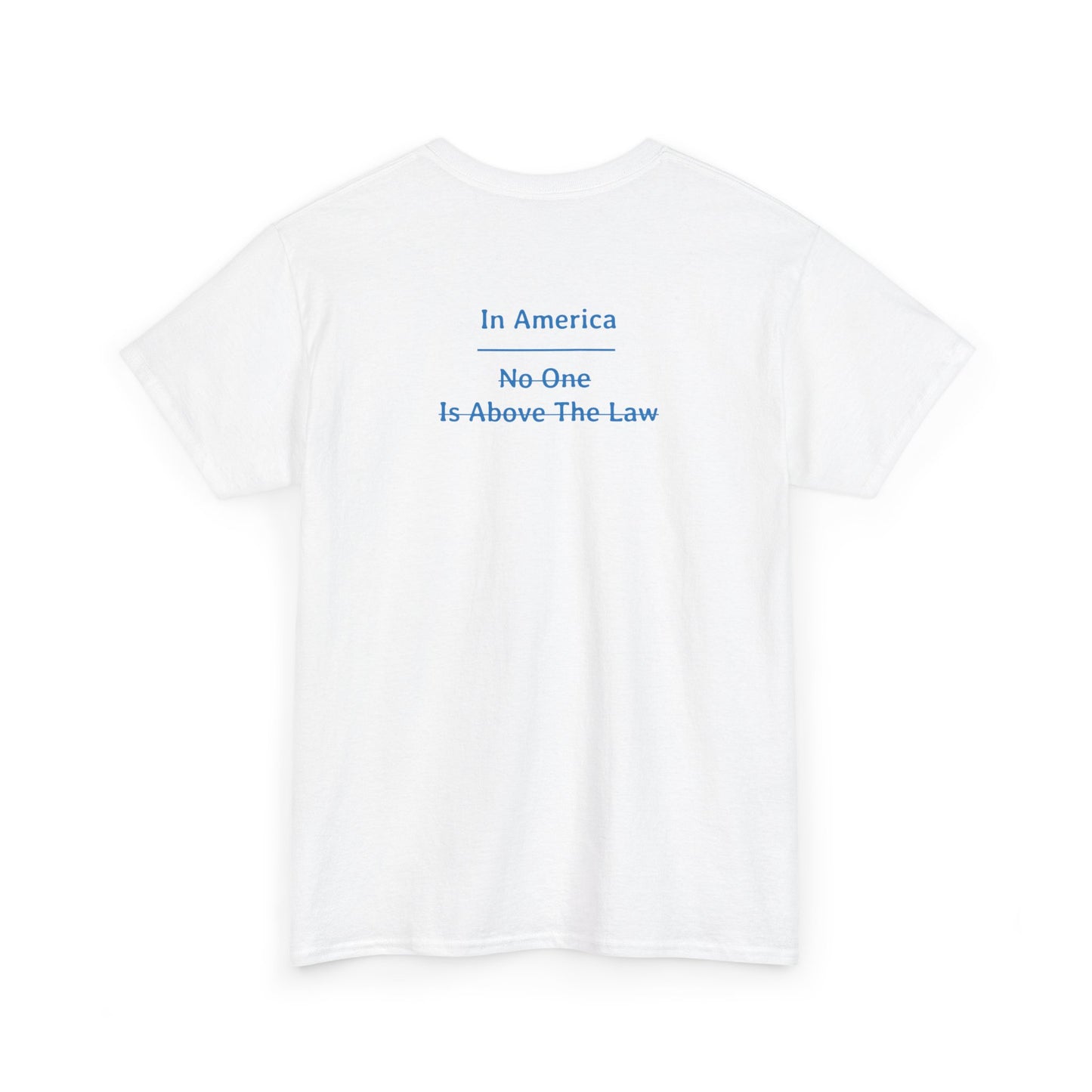 In America - No One Is Above The Law | Unisex Heavy Cotton Tee