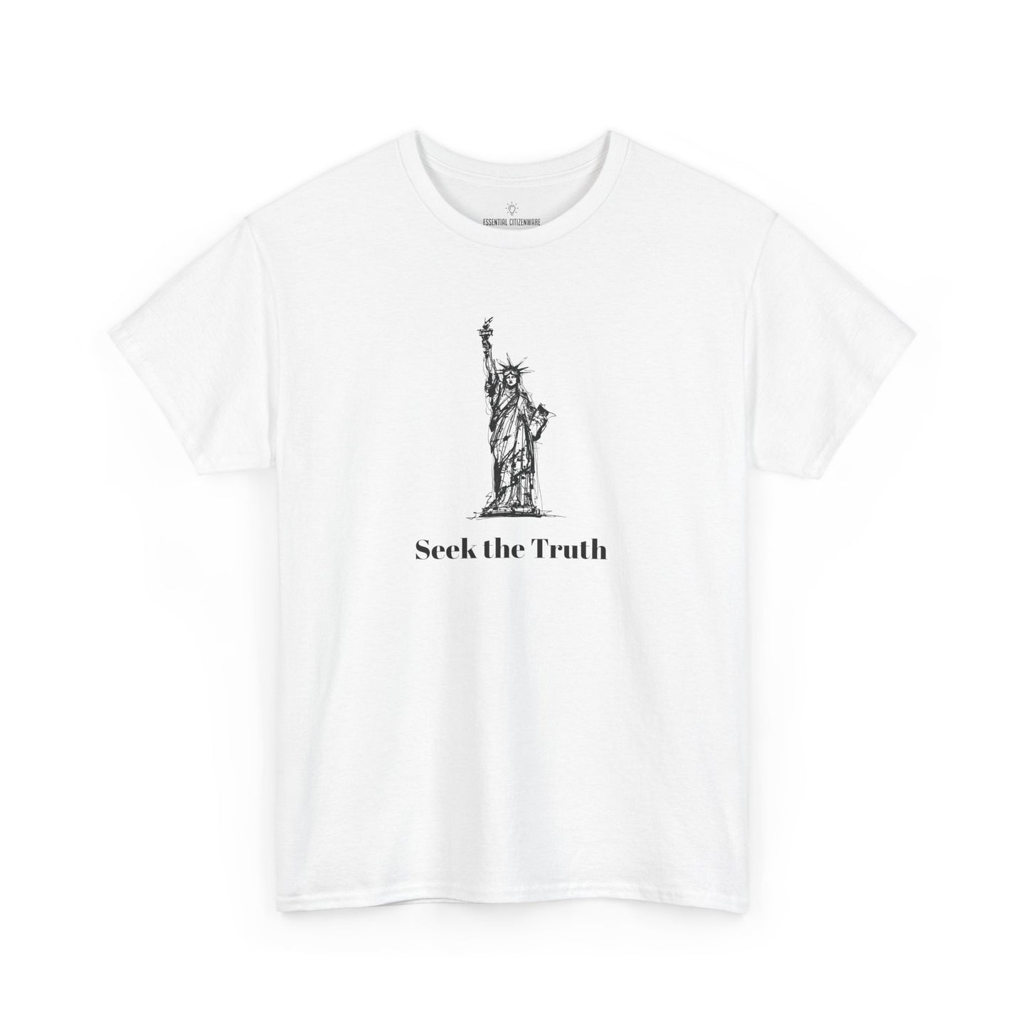 Seek The Truth But Remember - It May Not Be What You Think | Unisex Heavy Cotton Tee