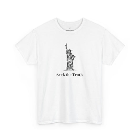 Seek The Truth But Remember - It May Not Be What You Think | Unisex Heavy Cotton Tee