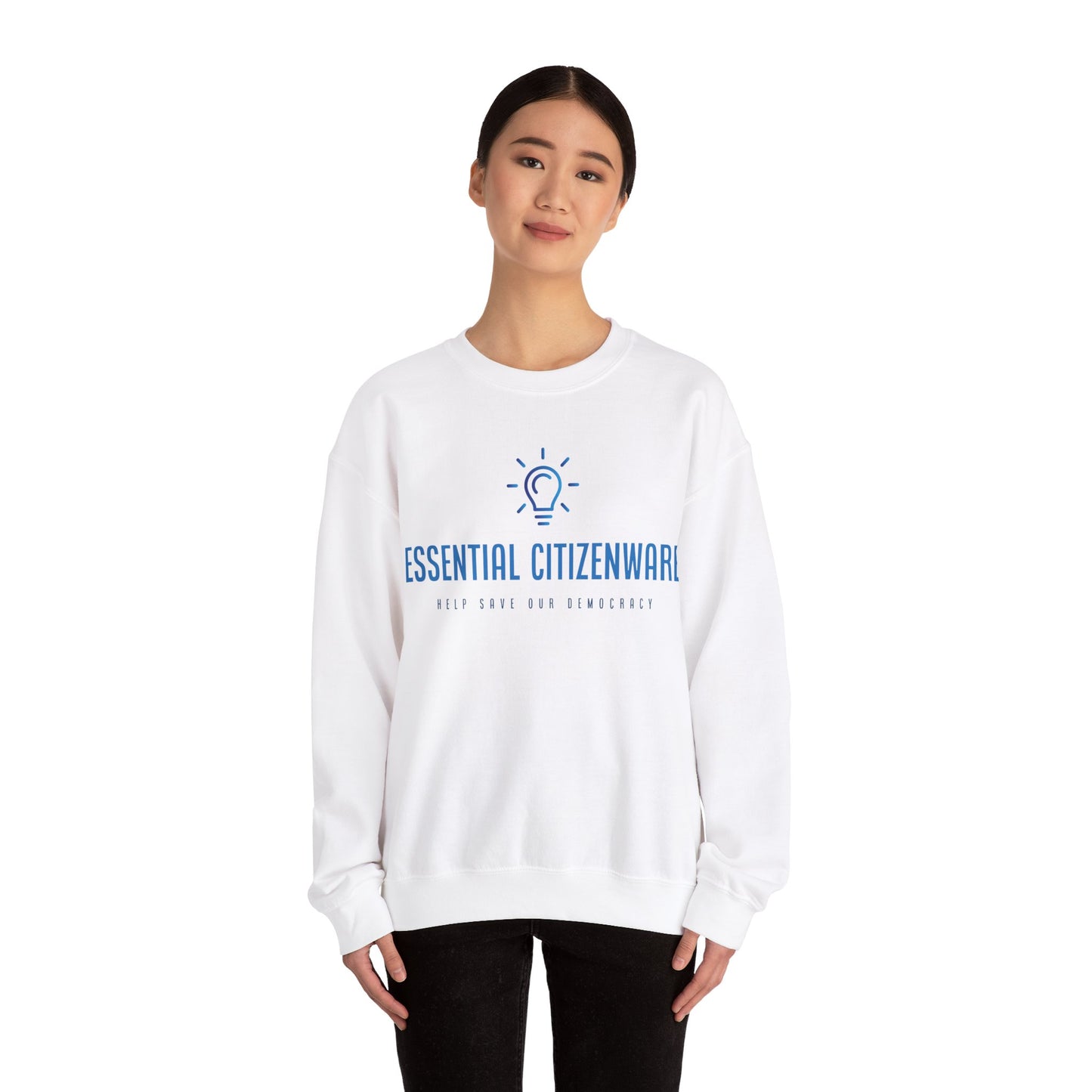 Let's Work Together - To Save Our Democracy  | Unisex Heavy Blend™ Crewneck Sweatshirt